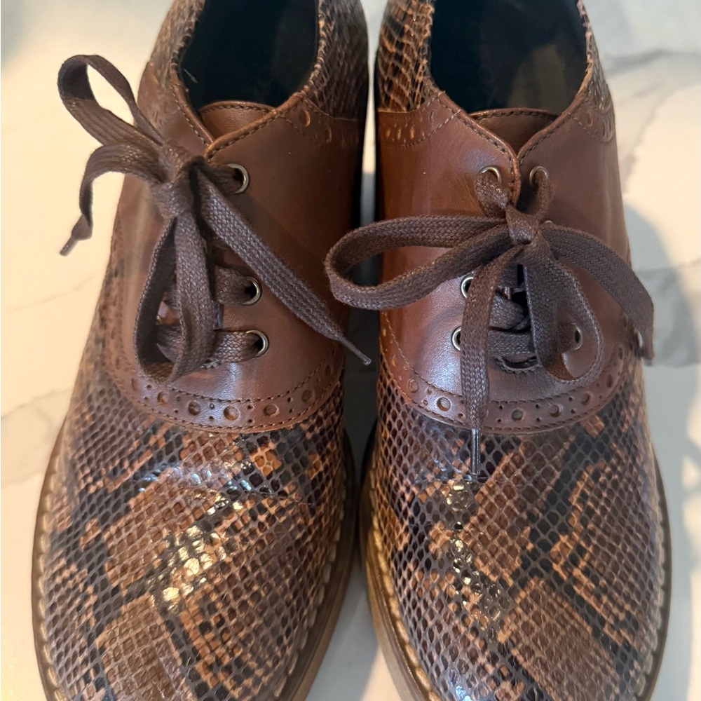 GEOX Adrya Respira Women's Platform Italian Leather Shoes. Size EU 37